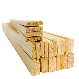 40 Ripas para Artesanato Repac Madeiras Pinus 26x2,5x1,5Cm - 2