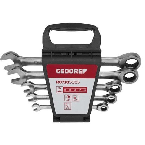 Jogo de Chave Combinada C/Catraca Gedore 8-19mm C/12Pcs R07105012