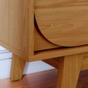 Ver imagem 4 de Rack para Sala de Tv até 75" Polegadas Design Moderno e Elegante:cumaru