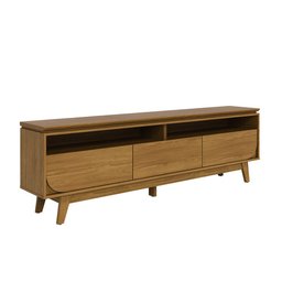 Rack para Sala de Tv até 75" Polegadas Design Moderno e Elegante:cumaru - 6