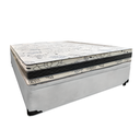 Ver imagem 3 de Cama Base Box Baú Casal Super Confort Suede Cinza + Colchão Casal Super Confort D33 28x138x188