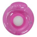 Ver imagem 3 de Kit Boia Poltrona Inflável Rosa + Inflador Bomba de Ar Manual