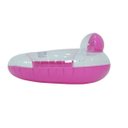 Ver imagem 4 de Kit Boia Poltrona Inflável Rosa + Inflador Bomba de Ar Manual