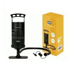 Kit Boia Poltrona Inflável Verde + Inflador Bomba de Ar Manual - 6