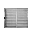 Ver imagem 2 de Veneziana de Correr 3 Folhas S/Grade Alumínio Brilhante 1.00 x 1.50 Linha Modular - Hale