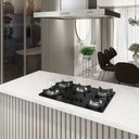 Ver imagem 4 de Cooktop 5 Bocas Safe Vidro Preto 27001401 - Fogatti