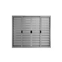 Ver imagem 1 de Veneziana de Correr 6 Folhas S/grade Alumínio Brilhante 1.00 X 1.00 Linha Modular - Hale