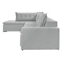 Ver imagem 4 de Sofá Retratil com Chaise Esquerda Titan 4 Lugares 2,56m Tecido Linho