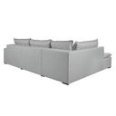 Ver imagem 6 de Sofá Retratil com Chaise Esquerda Titan 4 Lugares 2,56m Tecido Linho