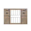 Ver imagem 2 de Veneziana de Correr 6 Folhas C/Grade Alumínio Brilhante 1.00 x 1.20 Linha Modular - Hale