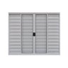 Veneziana de Correr 6 Folhas S/grade Alumínio Branco 1.00 X 1.50 Linha Modular - Hale - 1