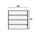 Ver imagem 2 de Vitro Basculante Alumínio Brilhante 80 (A) x 1.00 (L) - Hale