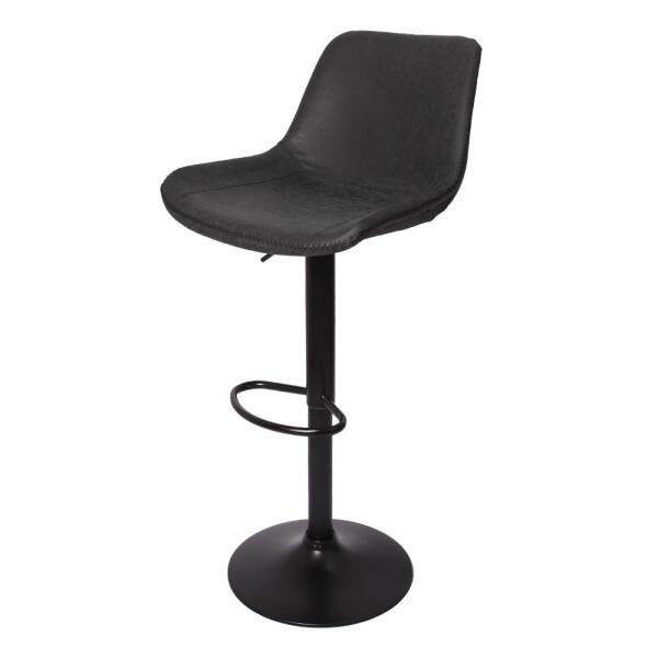 Kit 4 Banquetas Alta Estofada Para Bar Balcão Cozinha Americana Giratória Regulável Roma Com - 2