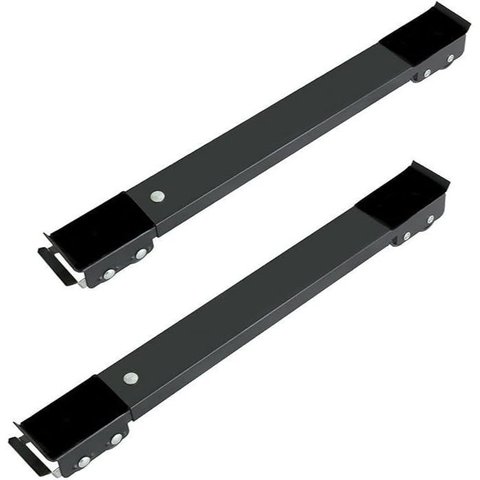 Suporte Universal com Rodinhas para Arrastar Geladeira, Fogões e Móveis Ms-2011:Preto
