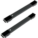 Ver imagem 1 de Suporte Universal com Rodinhas para Arrastar Geladeira, Fogões e Móveis Ms-2011:Preto