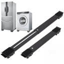 Ver imagem 2 de Suporte Universal com Rodinhas para Arrastar Geladeira, Fogões e Móveis Ms-2011:Preto