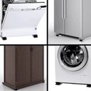 Ver imagem 5 de Suporte Universal com Rodinhas para Arrastar Geladeira, Fogões e Móveis Ms-2011:Preto