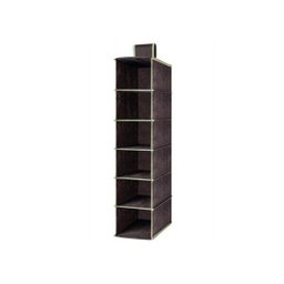 Sapateira dobrável marrom 6 divisórias Cód. 7083 - 1 Sapateira dobrável marrom 6 divisórias Cód. 7083 - 1