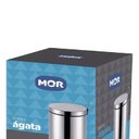 Ver imagem 3 de Lixeira com Pedal com Tampa 5 Litros Agata Inox Mor