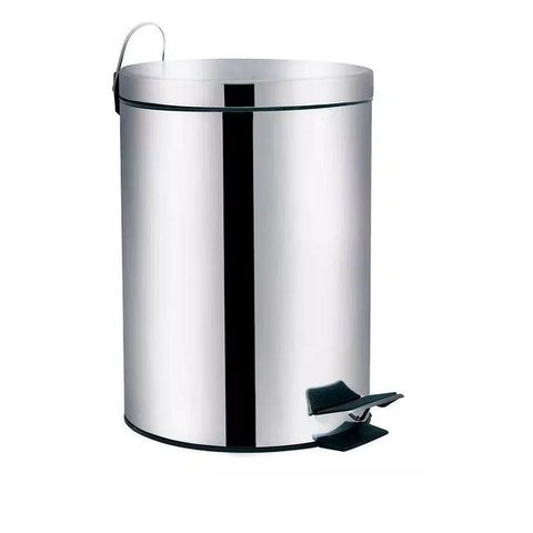 Lixeira com Pedal com Tampa 5 Litros Agata Inox Mor