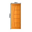 Ver imagem 3 de Folha de Porta Singular Angelim Pedra 210x80cm Marrom