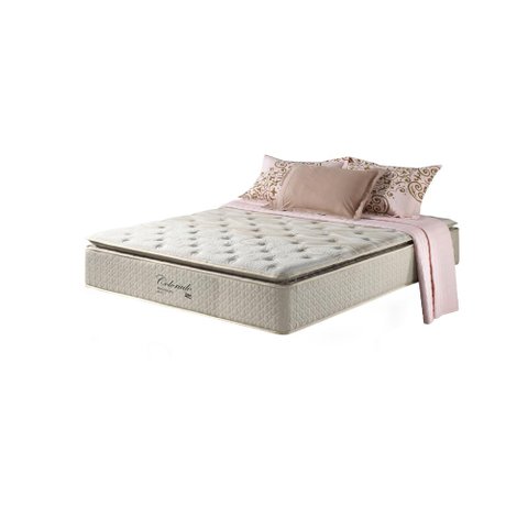 Colchão Casal Anjos Colorado Molas Ensacadas Visco Gel Pillow Top 138x188x30cm