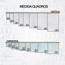 Ver imagem 2 de Quadro Canvas Decorativo para Sala Aquarelado P&b 70x90