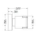 Ver imagem 2 de Acabamento para Registro Docol Riva 449606 Docolbase 1-2", 3-4" e 1" Cromado