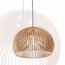 Ver imagem 3 de Luminária Teto Tipo Pendente Em Mdf - Completa