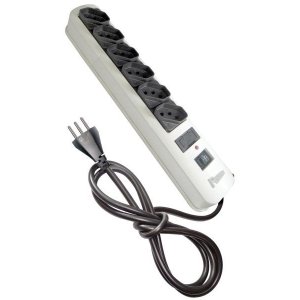 Filtro de Linha Branco com 6 Tomadas Radial 1801.405