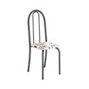 Ver imagem 4 de Conjunto de Mesa Tubular 140cm X 75cm Tampo em Vidro com 6 Cadeiras Iris B