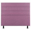 Ver imagem 1 de Cabeceira Cama Box Casal Malik 140cm Suede Rosa - Abmaza