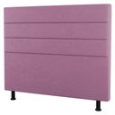 Ver imagem 3 de Cabeceira Cama Box Casal Malik 140cm Suede Rosa - Abmaza