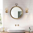 Ver imagem 4 de Luminária de Parede Arandela Redona Cristal Moderna Luxuosa