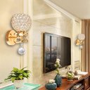 Ver imagem 5 de Luminária de Parede Arandela Redona Cristal Moderna Luxuosa