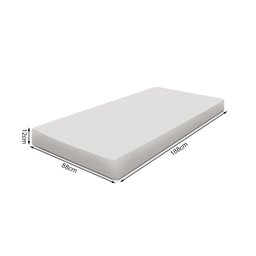 Cama Montessoriana Solteiro com Colchão em Madeira com Revestimento em Tecido Luana Cinza - 5 Cama Montessoriana Solteiro com Colchão em Madeira com Revestimento em Tecido Luana Cinza - 5