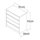 Ver imagem 2 de Cômoda 4 Gavetas 812