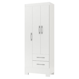 Guarda-roupa 3 Portas 2 Gavetas Gr3223 Branco Rio Grande Rodial Móveis - 2