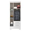 Ver imagem 3 de Guarda-roupa 3 Portas 2 Gavetas Gr3223 Branco Rio Grande Rodial Móveis