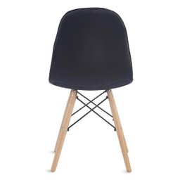 Kit 4 Cadeiras de Jantar Preta Botonê Ayanna Healer Couro Sintético - 4