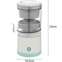Ver imagem 5 de Espremedor Fruta Suco Natural Sem Fio Portatil 45W Laranja Limao Melancia Culinaria Cozinha Cocçao C