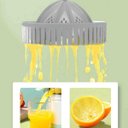 Ver imagem 2 de Espremedor Fruta Suco Natural Sem Fio Portatil 45W Laranja Limao Melancia Culinaria Cozinha Cocçao C