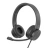 Fone De Ouvido Modelo Headset Com Microfone Externo Conexão Usb Na Cor Preta GEONAV - 1