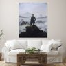 Quadro Decorativo Tela Canvas Conceito Caminhante Sobre o Mar de Névoa - Caspar Friedrich - 150x100  - 3