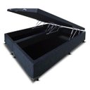 Ver imagem 1 de Cama Box Baú King Size Suede (186x198) - Preto