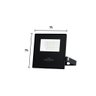 Refletor Blumenau Led Play 20w Preto Bivolt 6500k Luz Branca - 2