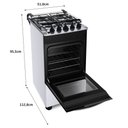 Ver imagem 5 de Fogão de Piso 4 Bocas Brastemp Acendimento Automático BFO4NBB