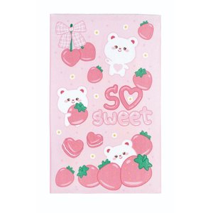 Toalha de Banho Felpuda Morangos 2 Dohler