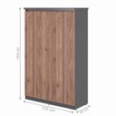 Ver imagem 5 de Jogo Office Veneza Noce Preto