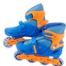 Kit Patins Infantil 35/38 Azul com Laranja - Brink+ - 1